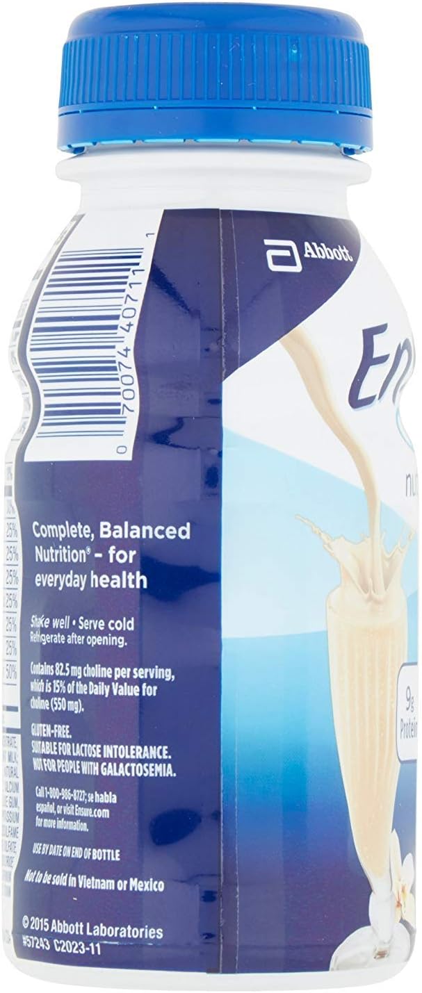 Ensure Original Vanilla ARC 8oz (24ea/cs) - Case - Image 2