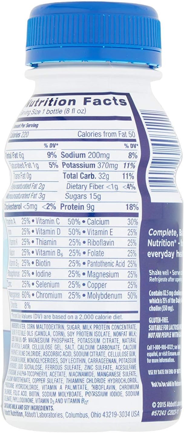 Ensure Original Vanilla ARC 8oz (24ea/cs) - Case - Image 3