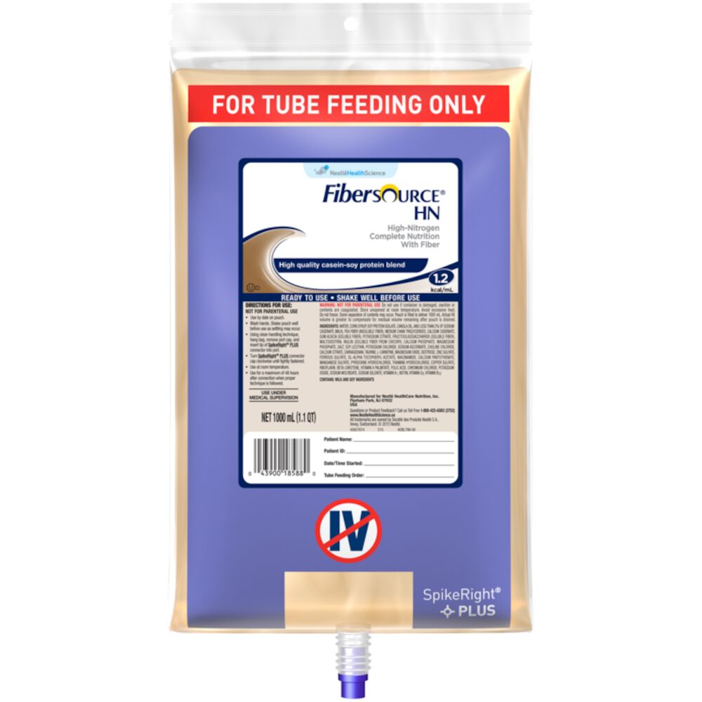 Fibersource 1.2 HN SpikeRight Plus 1000ml (6ea/cs) - each - Image 2