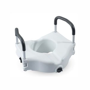 Raise Toilet seat w/lock arms