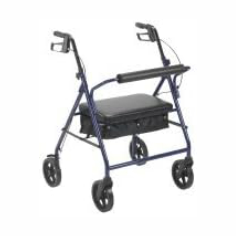 Rollator Steel Blue 4- Wheel - each